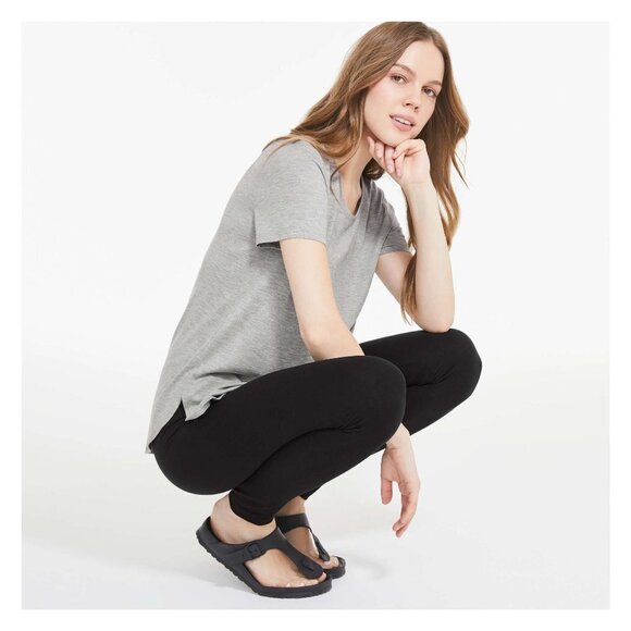 NWOT Joe Fresh black ankle cut cropped slim fit leggings, XS or S - Picture 2 of 16